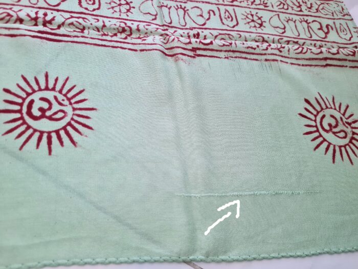 20260409_155154 Chadar indiano (manto de oração) de Shiva Nataraja verde menta
