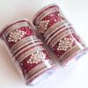 Chooda conjunto de pulseiras Ishani para noivas em casamentos indianos