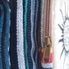 Mochila 100% Hemp fibra natural design Boho colorido de OM