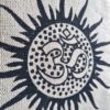 Mochila 100% Hemp fibra natural design Boho colorido de OM
