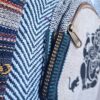 Mochila 100% Hemp fibra natural design Boho colorido Ganesha
