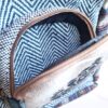 Mochila 100% Hemp fibra natural design Boho colorido Ganesha