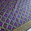 Saree Banarasi Art Silk de seda modelo Indigo Gold Meenakari Imperial