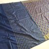 Saree Banarasi Art Silk de seda modelo Indigo Gold Meenakari Imperial
