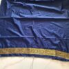 Saree Banarasi Art Silk de seda modelo Indigo Gold Meenakari Imperial