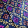 Saree Banarasi Art Silk de seda modelo Indigo Gold Meenakari Imperial