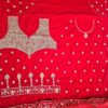 Vestuário completo de noiva indiana luxo Lehenga Choli Dupatta Gold Shakti