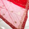 Vestuário completo de noiva indiana luxo Lehenga Choli Dupatta Gold Shakti