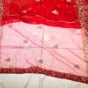 Vestuário completo de noiva indiana luxo Lehenga Choli Dupatta Gold Shakti