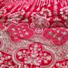 Vestuário completo de noiva indiana luxo Lehenga Choli Dupatta Gold Shakti