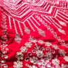 Vestuário completo de noiva indiana luxo Lehenga Choli Dupatta Gold Shakti