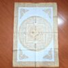 Panô indiano Coleção Gold White estampa mandala de OM 100cm