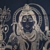 Panô indiano decorativo Coleção Gold Black com Lord Shiva 100cm