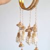 20260417_131034 Kalire Punjabi de Noiva com Guizos para noiva indiana Gold Moti