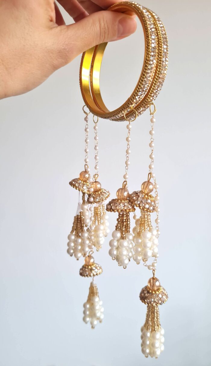 20260417_131034 Kalire Punjabi de Noiva com Guizos para noiva indiana Gold Moti