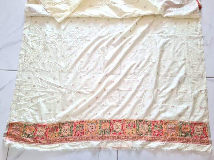 Saree Banarasi Art Silk de seda modelo Royal Mor Haathi