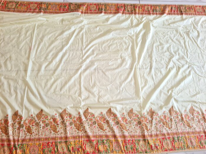 Saree Banarasi Art Silk de seda modelo Royal Mor Haathi