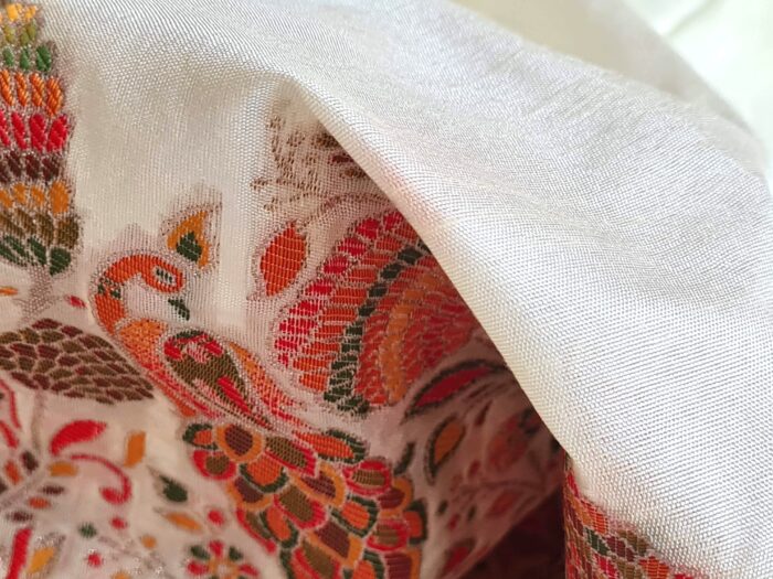 Saree Banarasi Art Silk de seda modelo Royal Mor Haathi