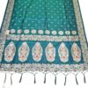 Saree Banarasi Art Silk de seda verde modelo Gold Panna Rani