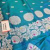 Saree Banarasi Art Silk de seda verde modelo Gold Panna Rani