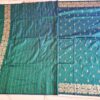 Saree Banarasi Art Silk de seda verde modelo Gold Panna Rani