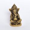Estátua pequena do Deus Ganesha Mukut-Raja (O Pequeno Rei Divino)