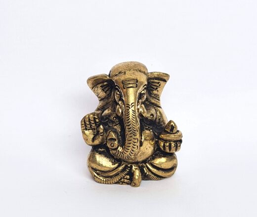 Estátua pequena do Deus Ganesha Tripundra (O Sábio Asceta)