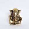 20260529_175433 Estátua pequena de Deus Ganesha em metal (Vighnaharta): O removedor de obstáculos.