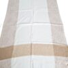 Pashimina indiana de cashmere estampa paisleys tons de nude adamascada