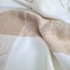 Pashimina indiana de cashmere estampa paisleys tons de nude adamascada
